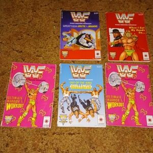 Wwf  1990s Vintage comic book Lot Of 5 Collection - Multicolor
